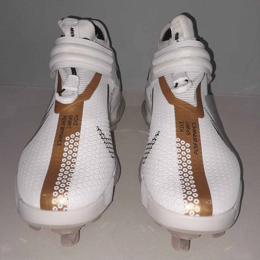 Force Zoom Trout 7 Pro Mid 'White Metallic Gold' size 8